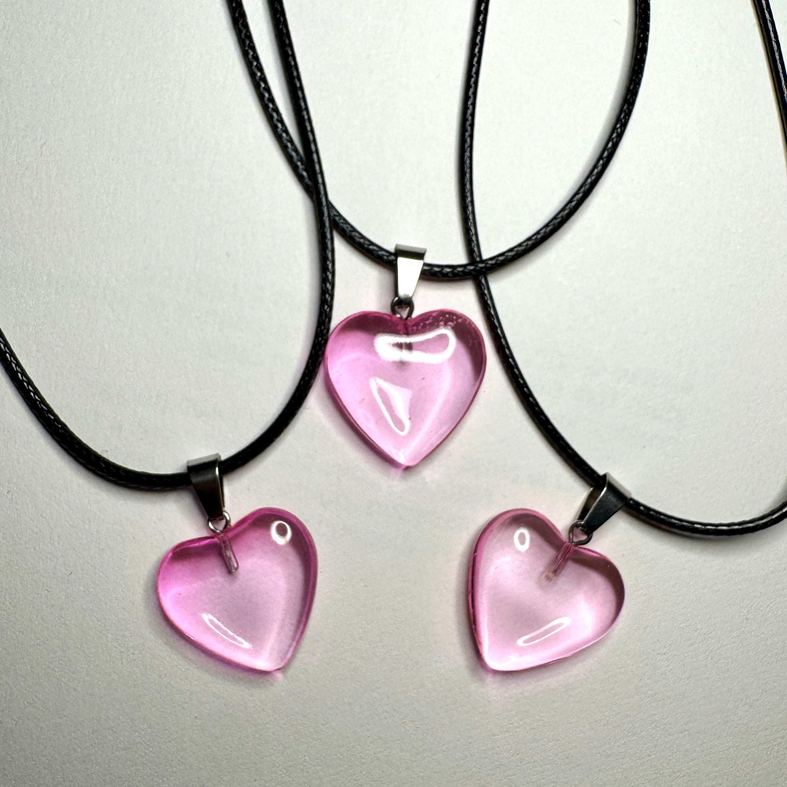 Collana con cuoricino colorato (scegli il tuo colore)