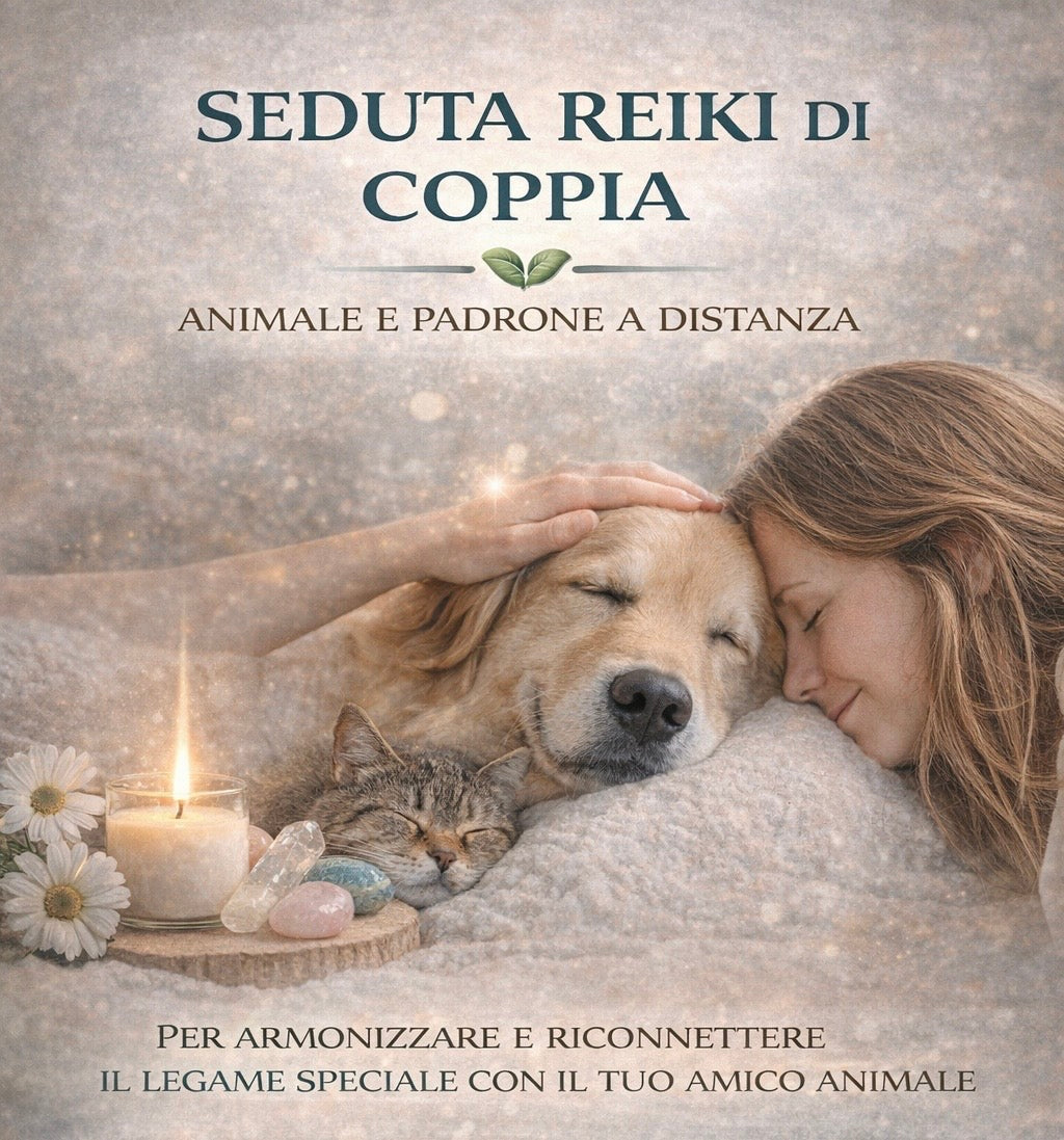 💫PERCORSI PROFONDI💫 
SEDUTA REIKI A DISTANZA DI COPPIA (animale e padrone)