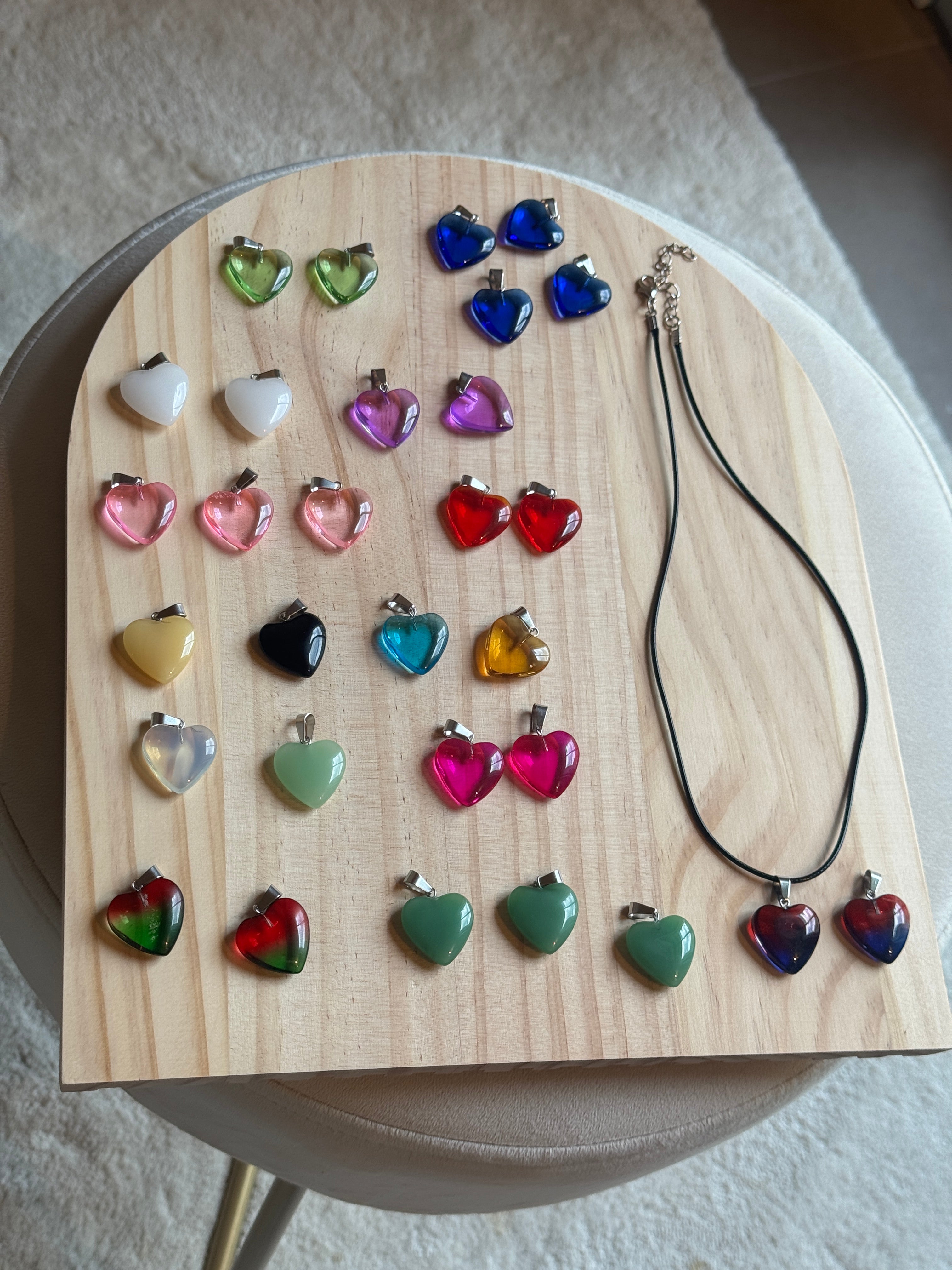 Mini Cuori di Luce – Gemme Artificiali da Indossare