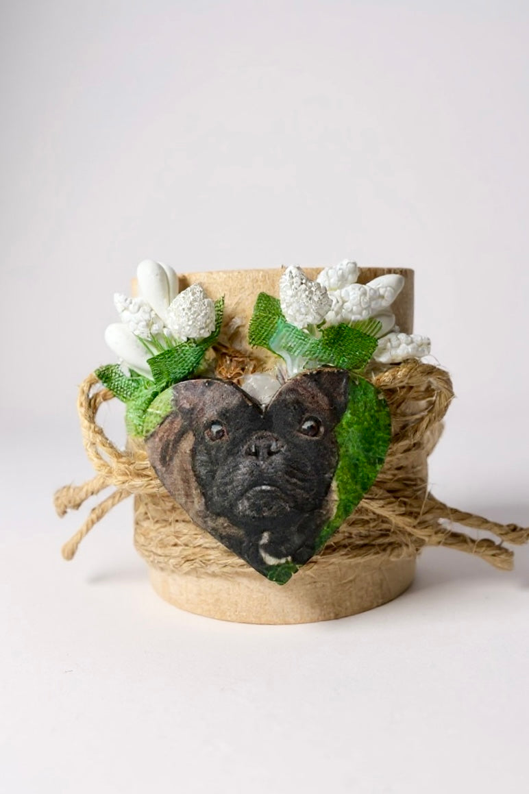 🌿 Porta Candela Personalizzato – Con Foto o Scritta Speciale