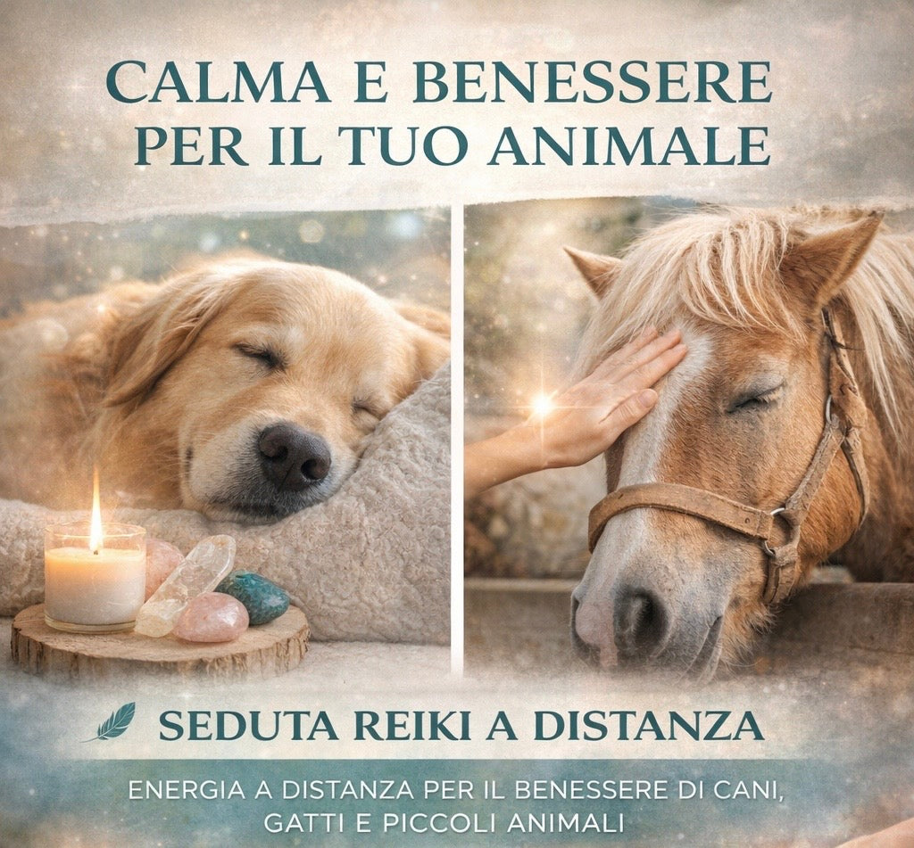 🔰 INIZIA DA QUI – ANIMALI 1 SEDUTA DI REIKI A DISTANZA