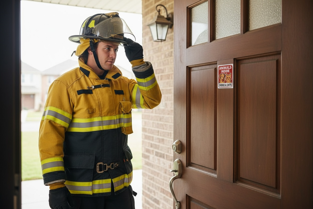 Sticker “Animals Inside” – Avvisa i soccorritori e proteggi i tuoi animali