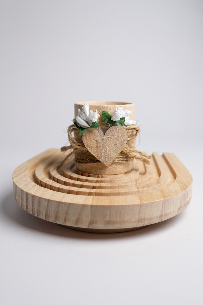 🌿 Porta Candela Personalizzato – Con Foto o Scritta Speciale