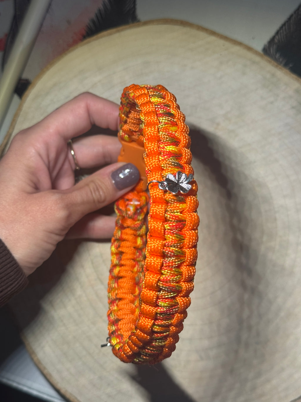 Collare in Paracord con Charm (42cm)