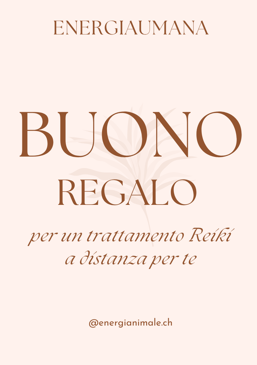 BUONO REGALO 🌿 1 Seduta Reiki per umani🌿 (a distanza)