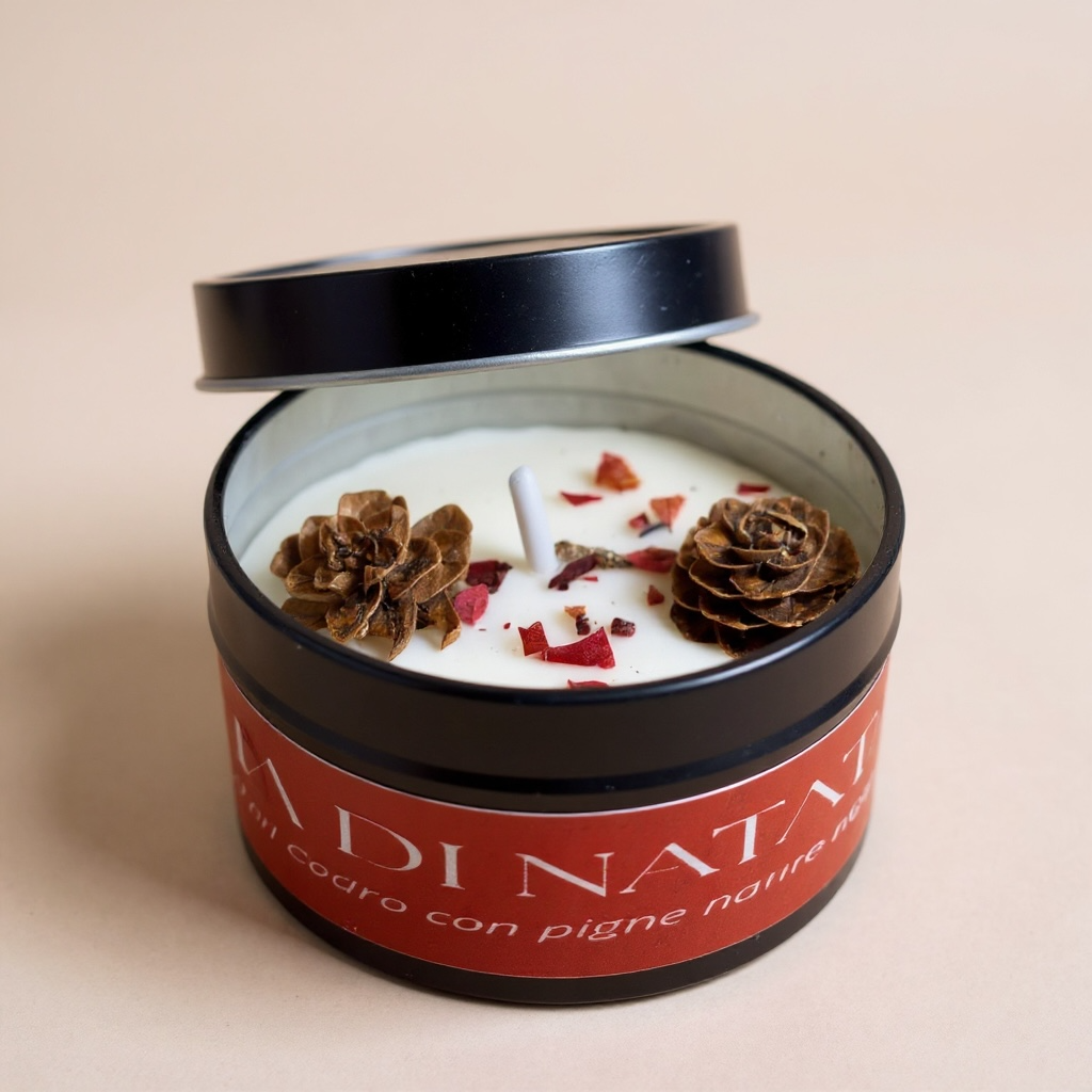 CANDELA PROFUMATA AL CEDRO – ARMONIA E CALMA NATURALE