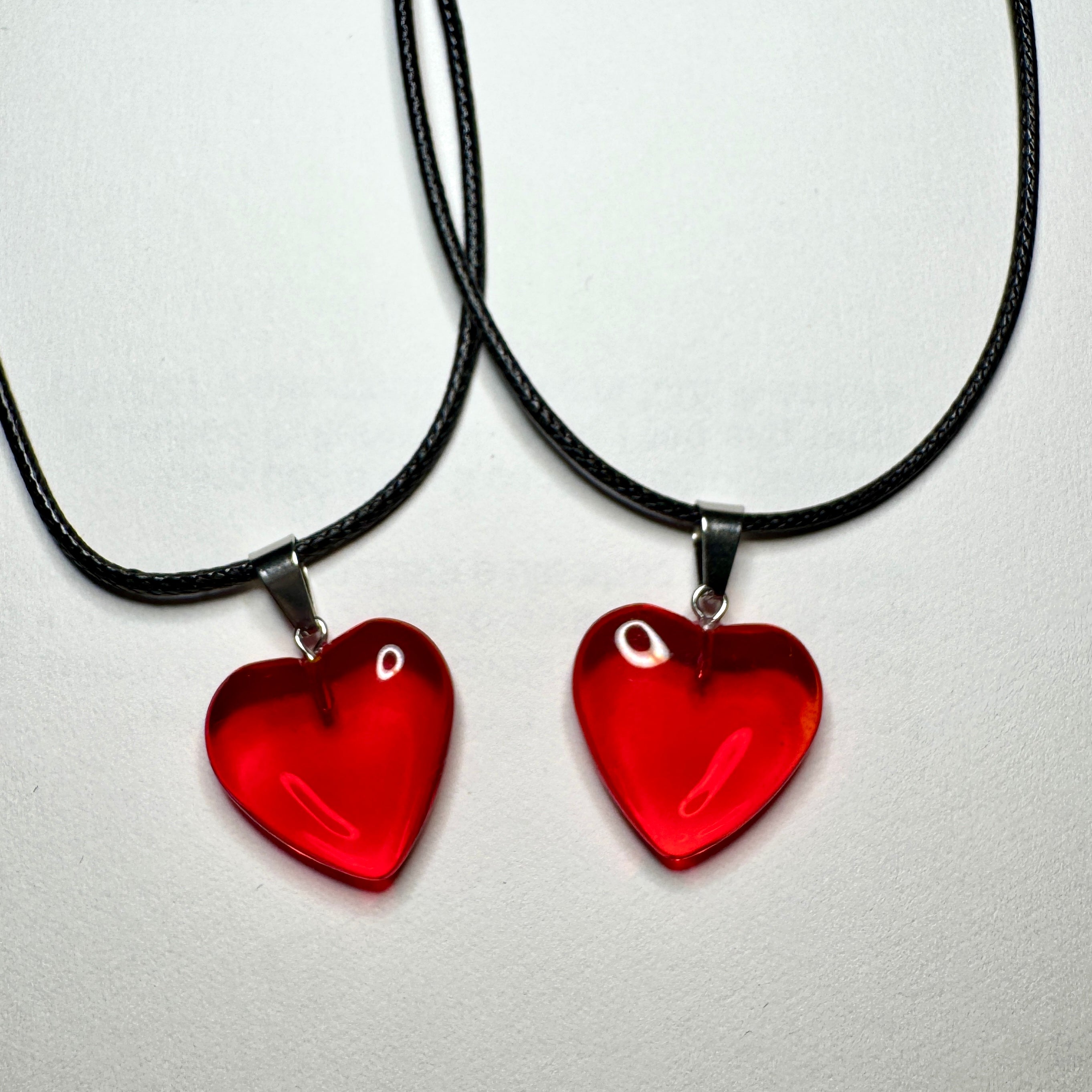 Collana con cuoricino colorato (scegli il tuo colore)