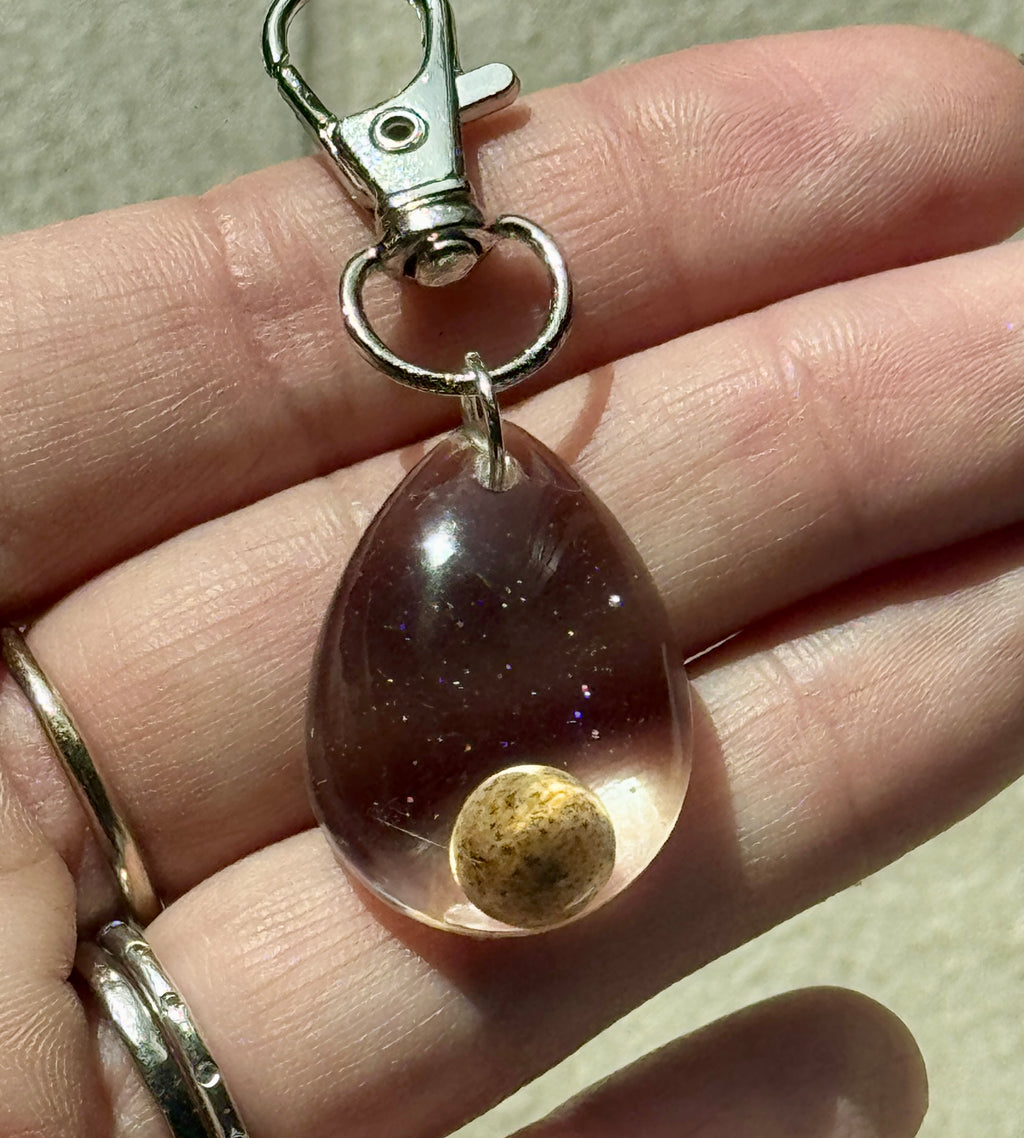 Charm Energetico per Collare – Avventurina, malachite, diaspro, ametista, labradorite