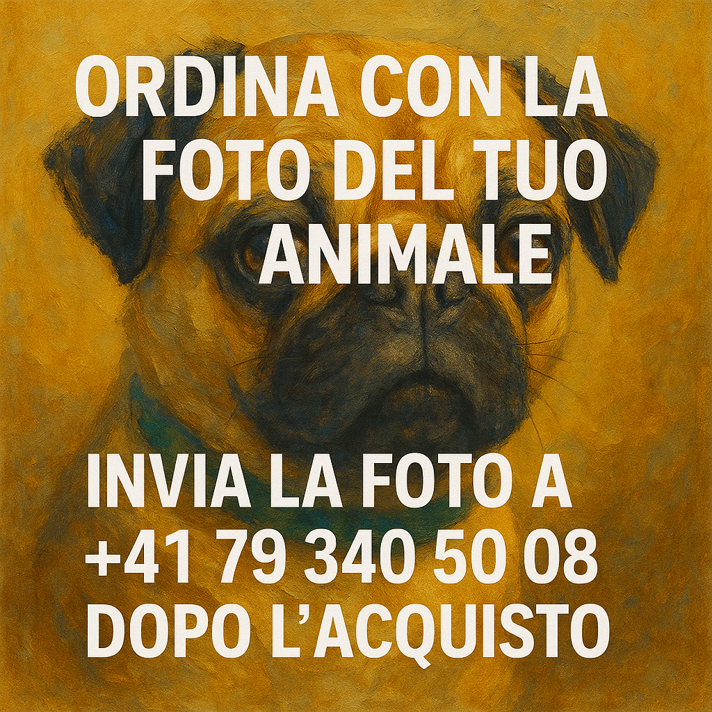 🐾 Special Edition Carlini – Quadretti & Portachiavi Personalizzati