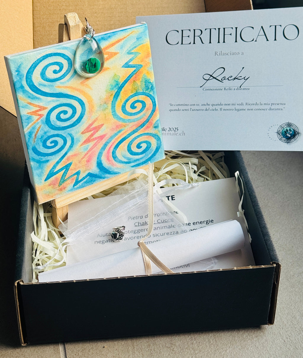 Energy Portrait Box – Messaggio dal tuo animale