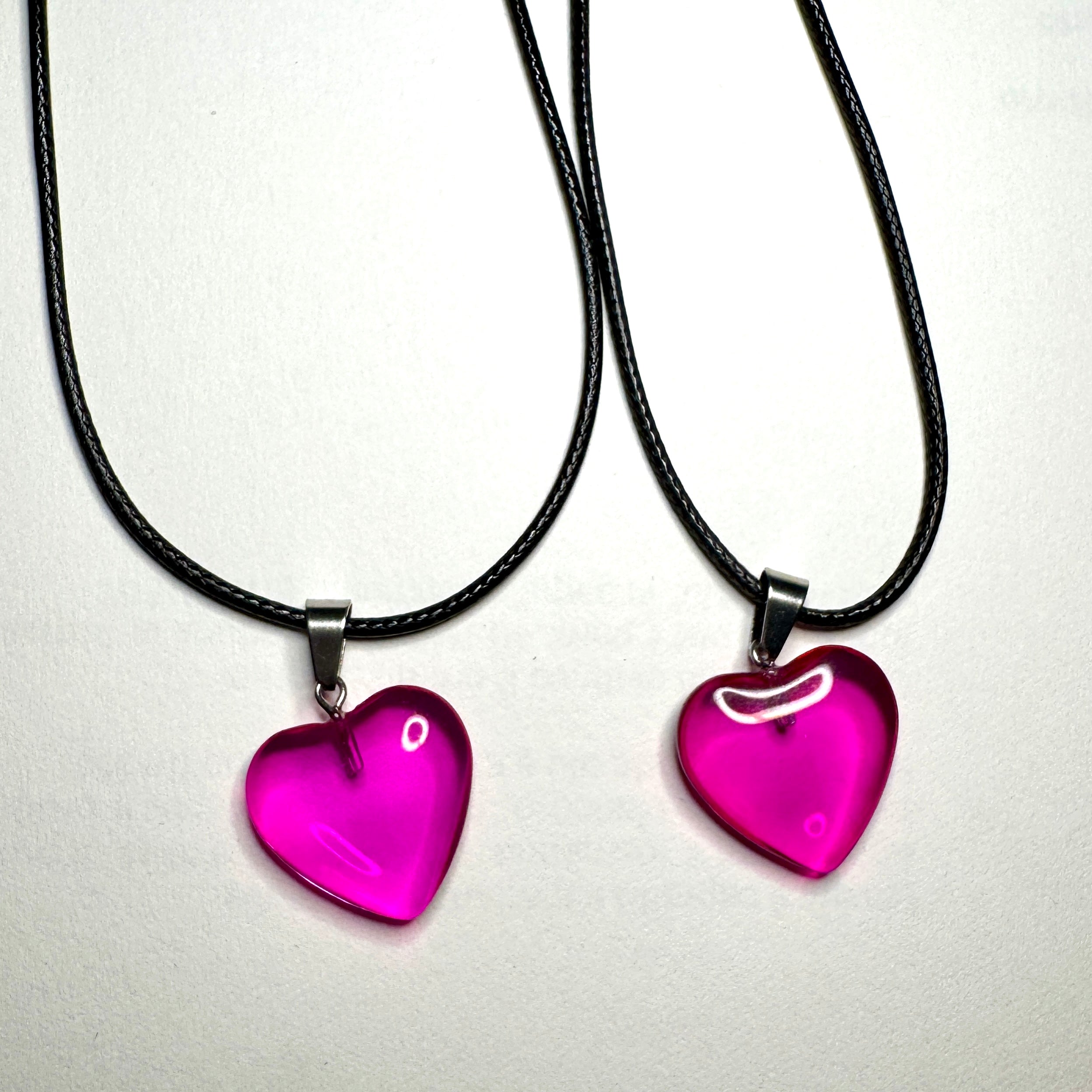 Collana con cuoricino colorato (scegli il tuo colore)