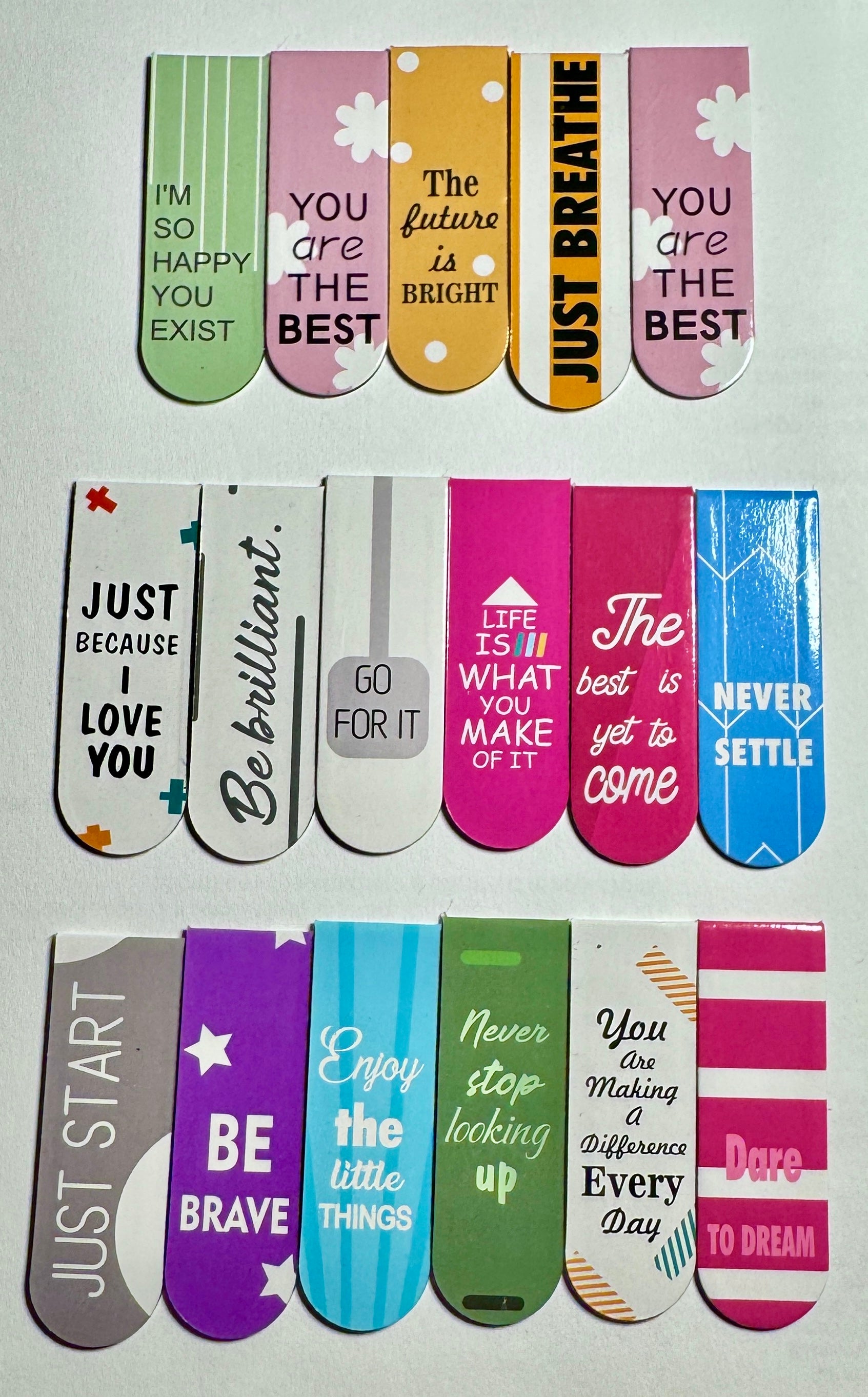 Segnalibri Magnetici Motivazionali