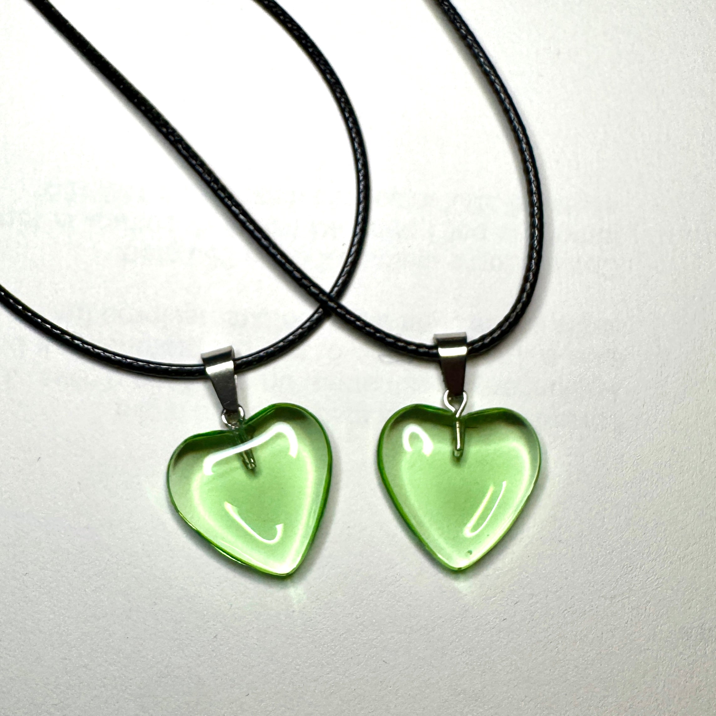 Collana con cuoricino colorato (scegli il tuo colore)