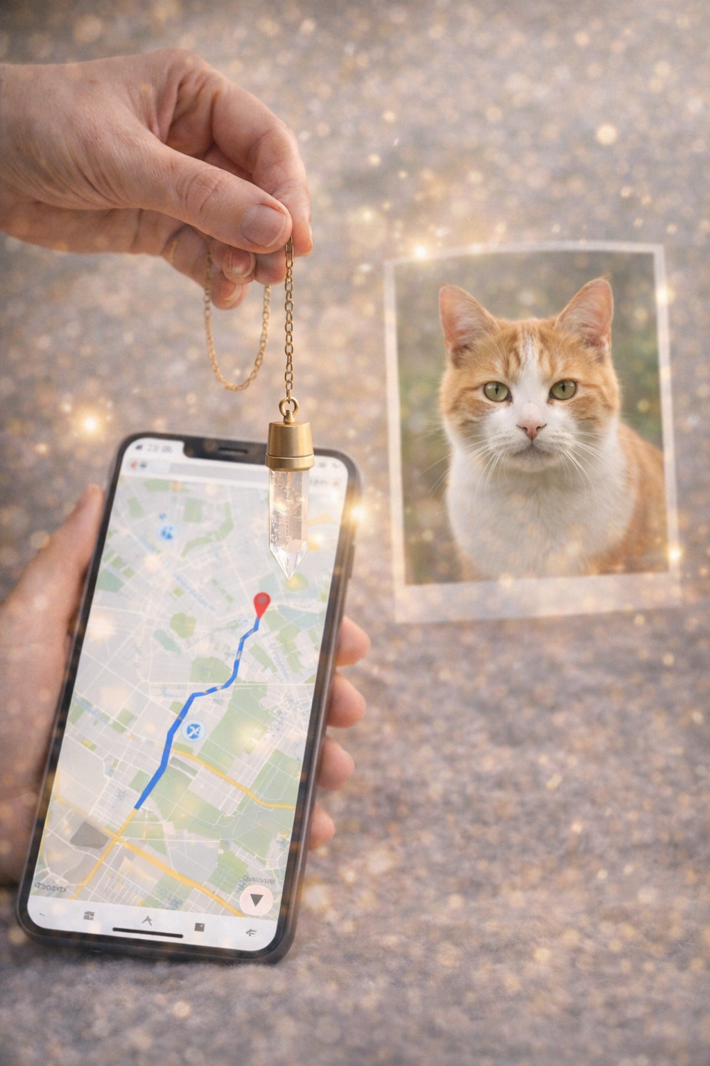 🔍 🐾 Ritrovare un Animale Smarrito – Lettura Energetica con Pendolo