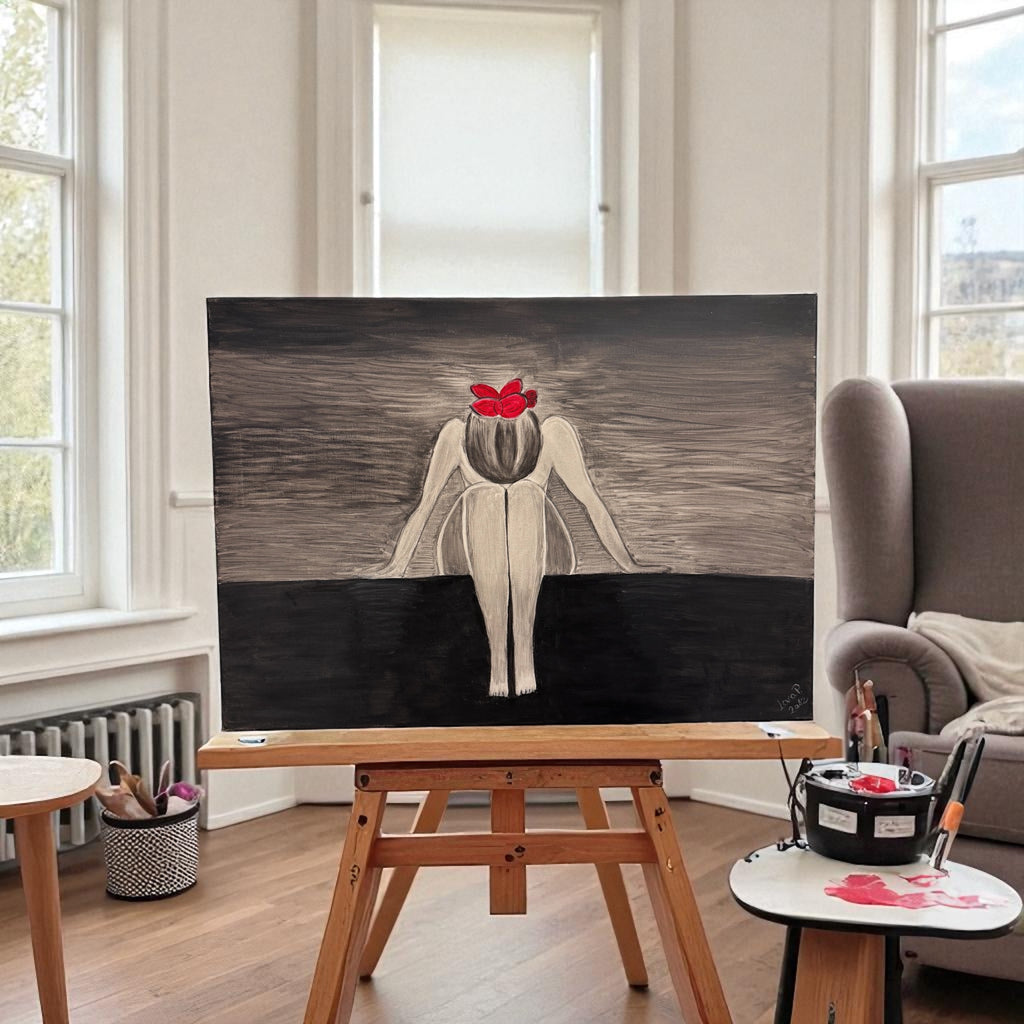 “Rinascita Silenziosa” – Quadro Acrilico su Tela