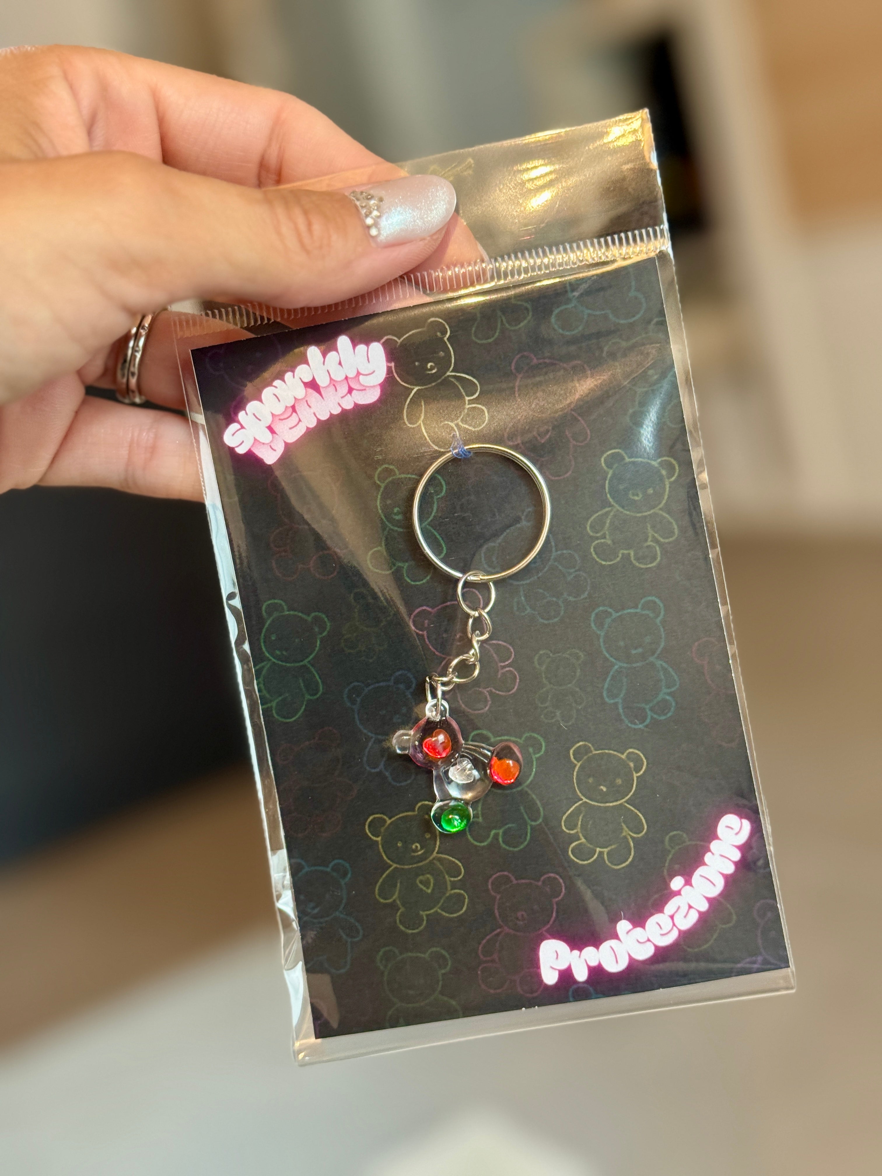 🖤 Sparkly Bear – Protezione