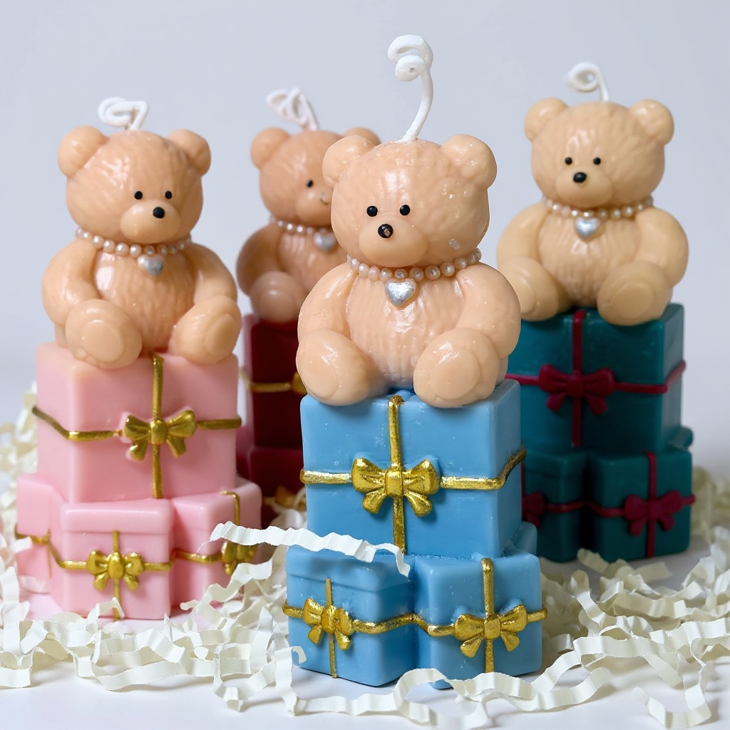 CANDELA ORSETTO REGALO – TENEREZZA, COLORE E PROFUMO