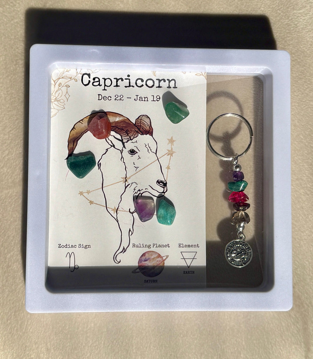Portachiavi con Cristalli – Segni Zodiacali