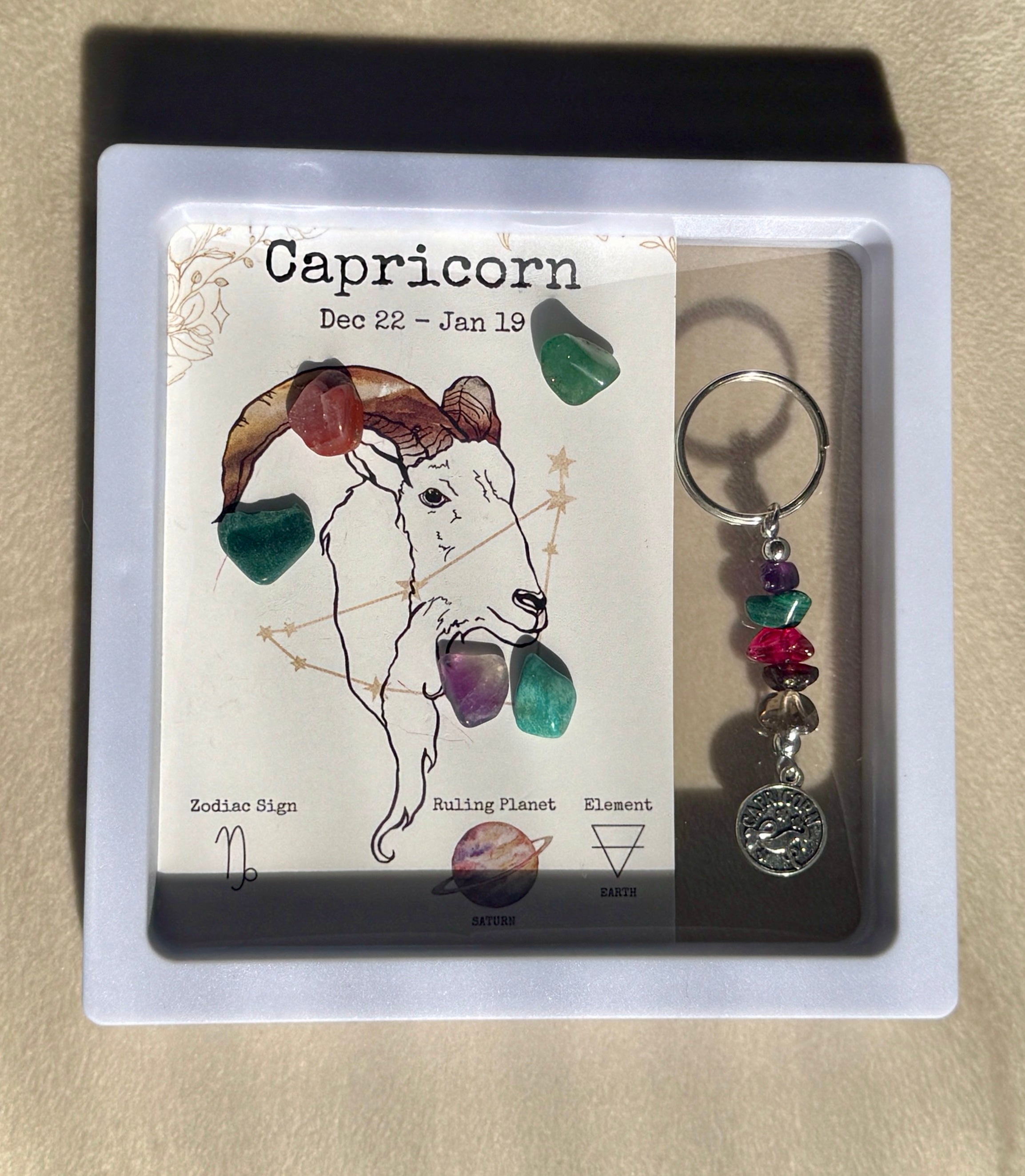 Portachiavi con Cristalli – Segni Zodiacali