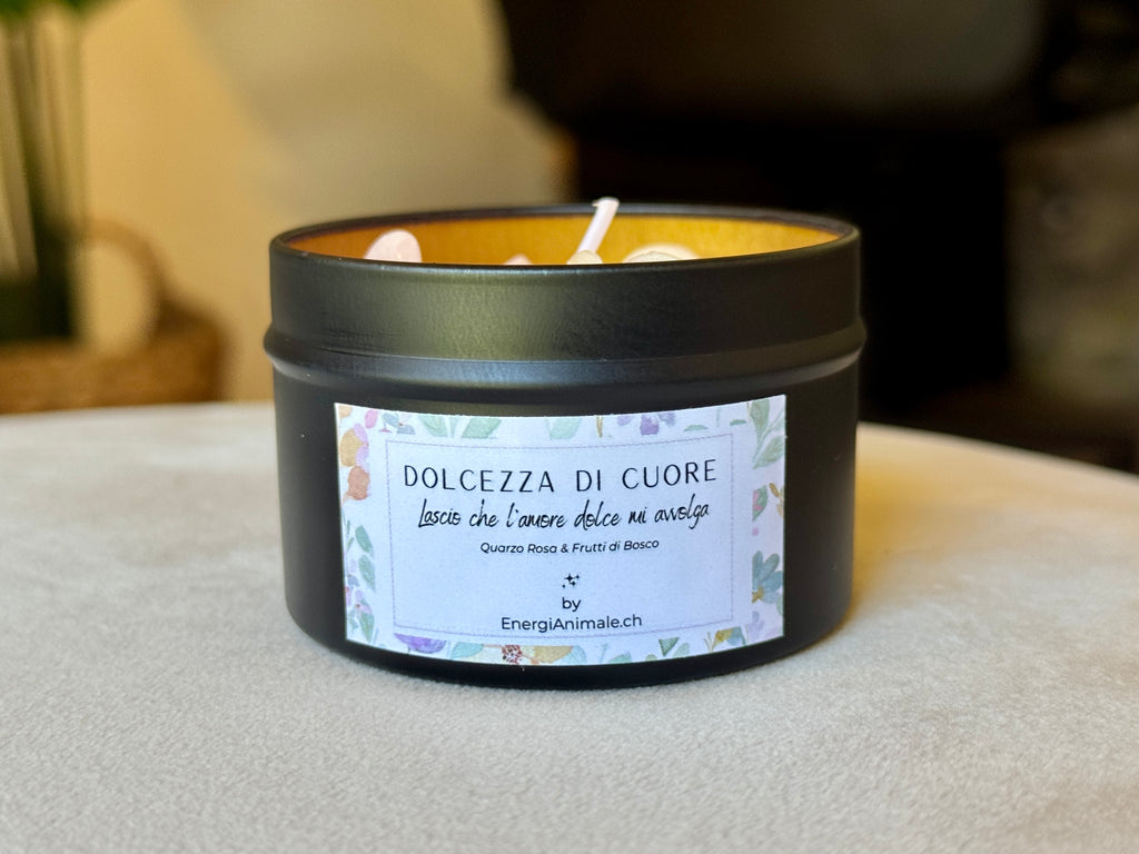 Candele Energetiche con Cristalli & Profumi Naturali
