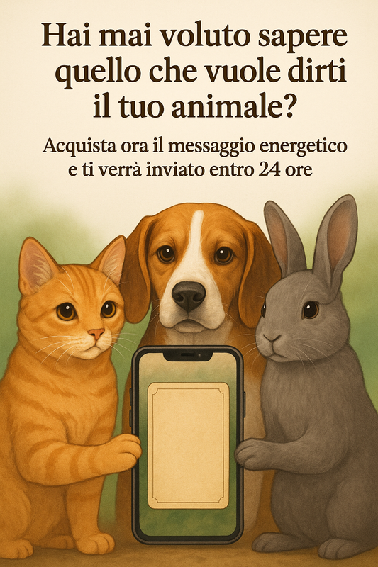 Messaggio Energetico del tuo Animale – entro 24 ore