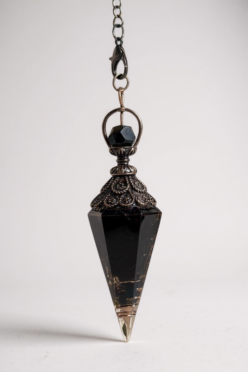 PENDOLO ESAGONALE IN PIETRA NATURALE 
PER REIKI, DIVINAZIONE E MEDITAZIONE