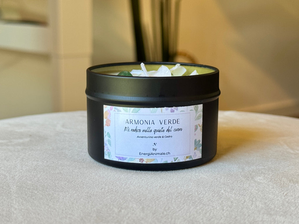 Candele Energetiche con Cristalli & Profumi Naturali