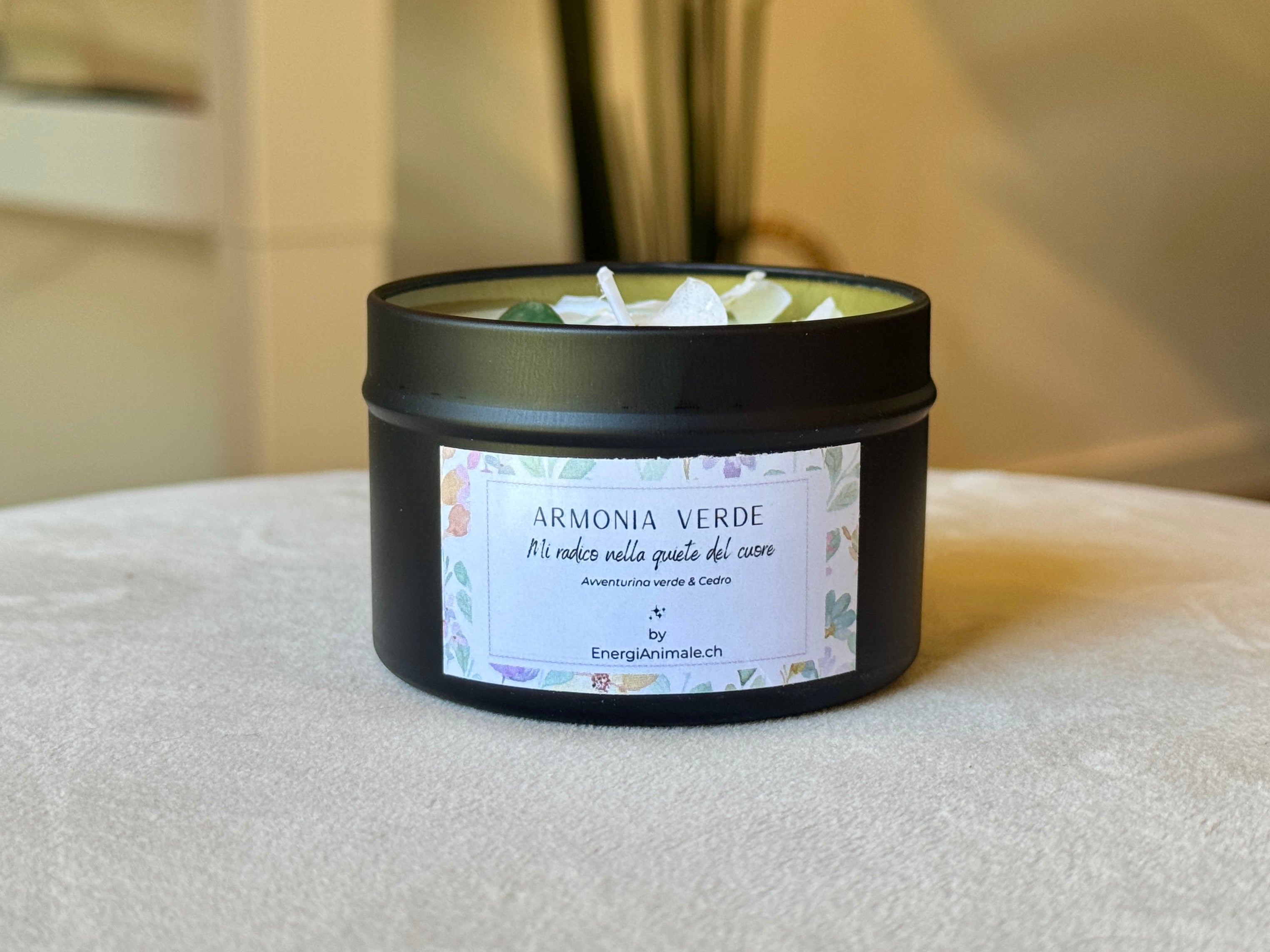 Candele Energetiche con Cristalli & Profumi Naturali
