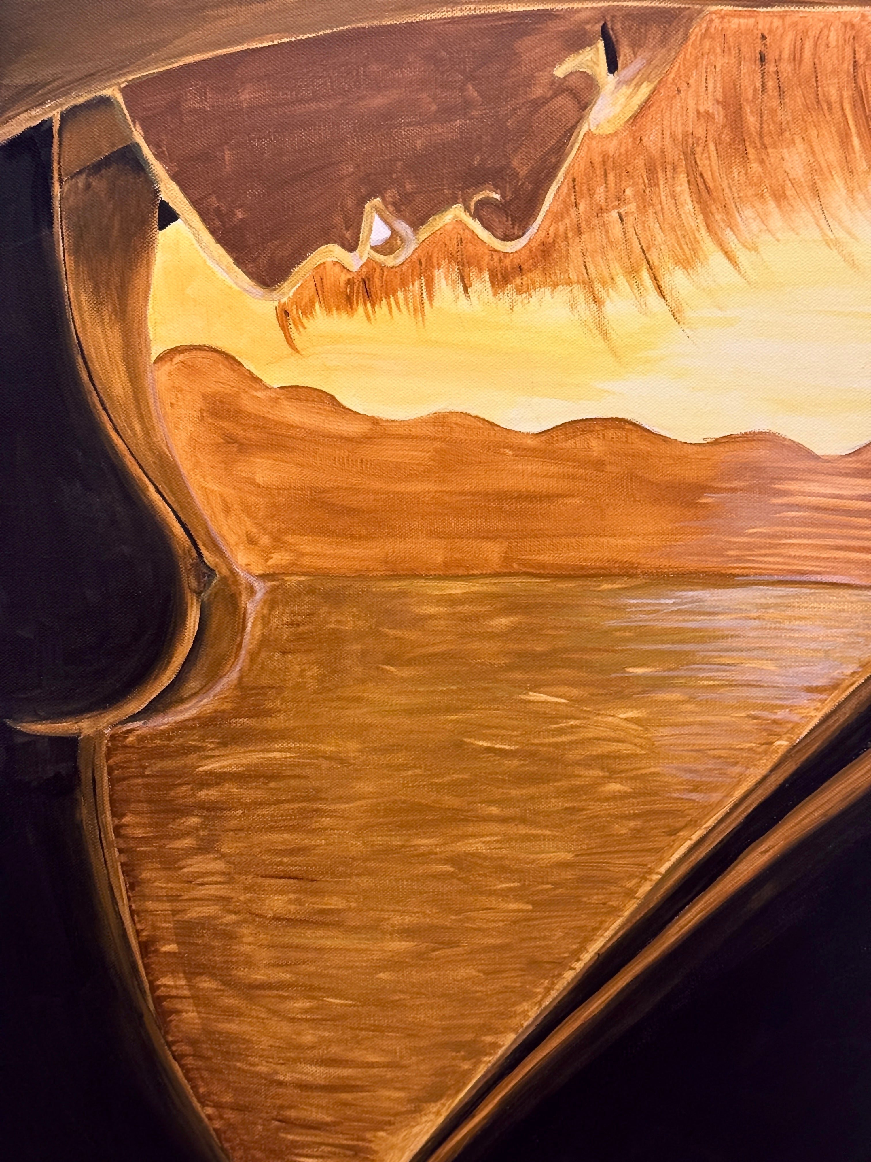 “Tramonto nell’Anima” – Quadro Acrilico su Tela