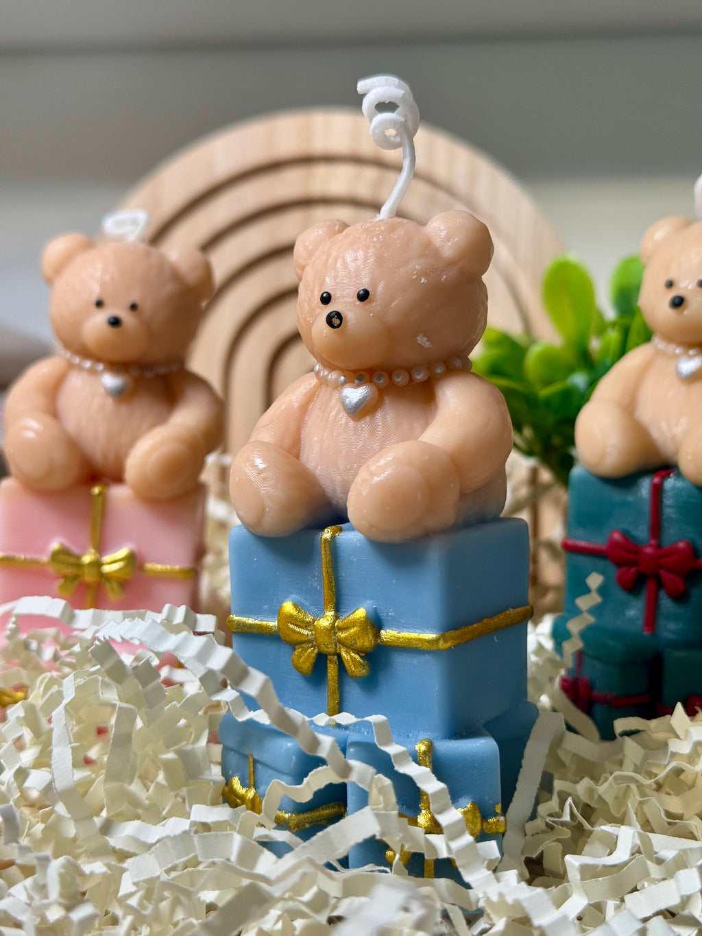 Candela Orsetto Regalo – Blue, Verde, Rosso e Rosa