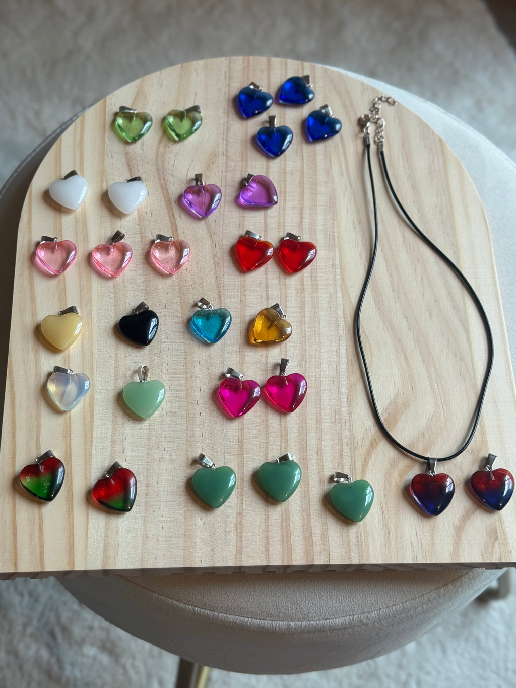 Mini Cuori di Luce – Gemme Artificiali da Indossare