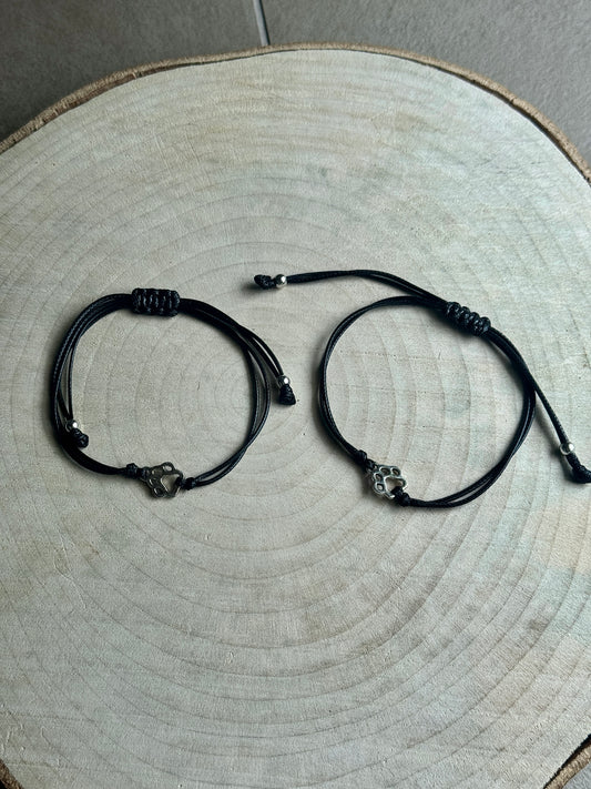 Bracciale “Zampa nel Cuore” – Regolabile