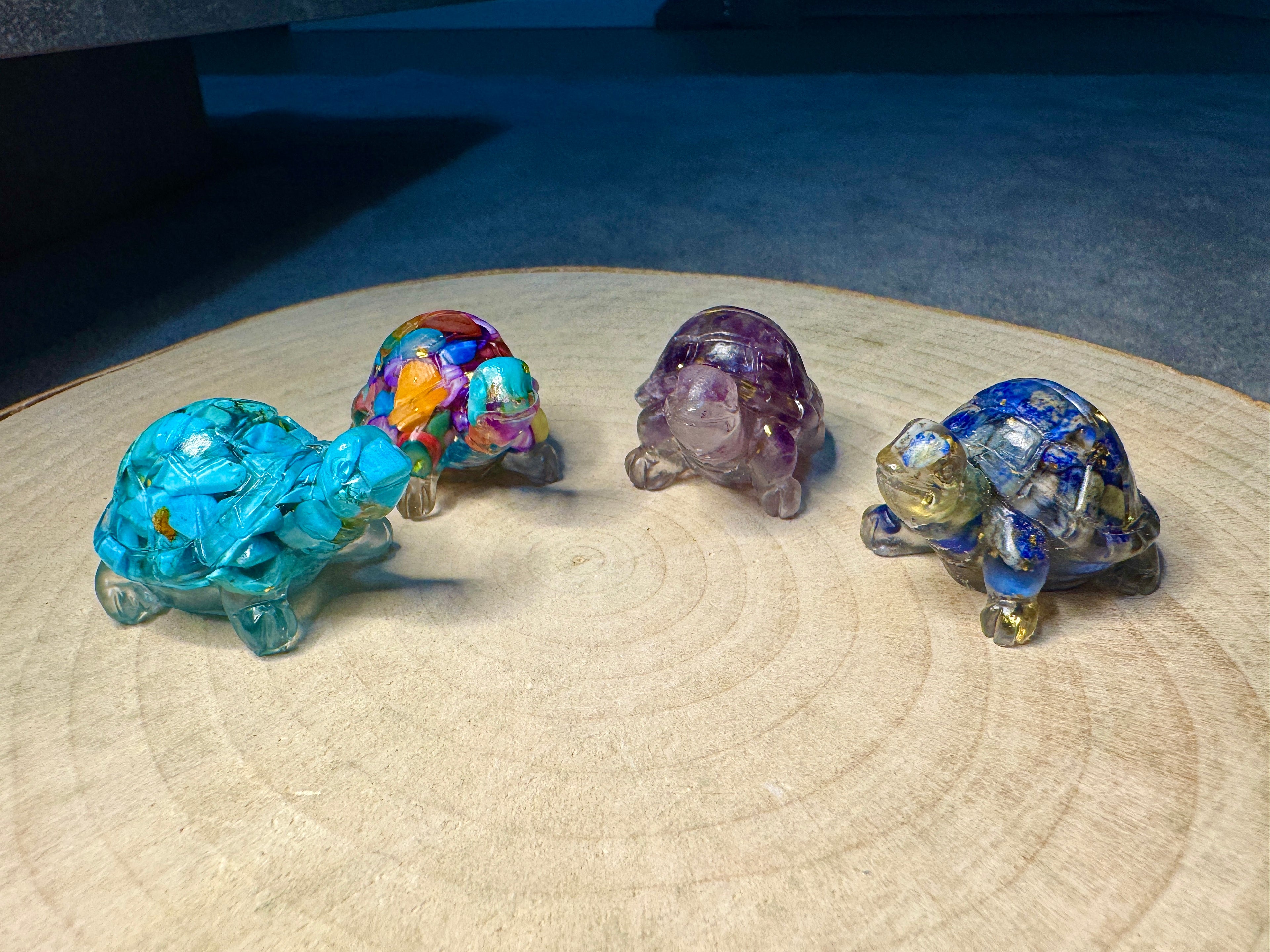 Tartarughe con Cristalli