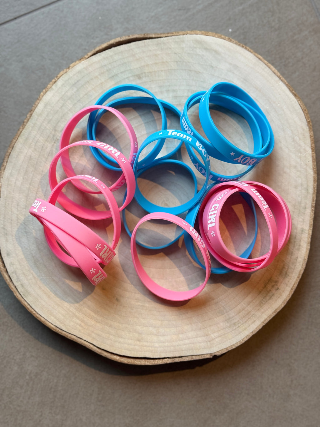 Braccialetti “Team Boy” e “Team Girl” – Gender Reveal Party