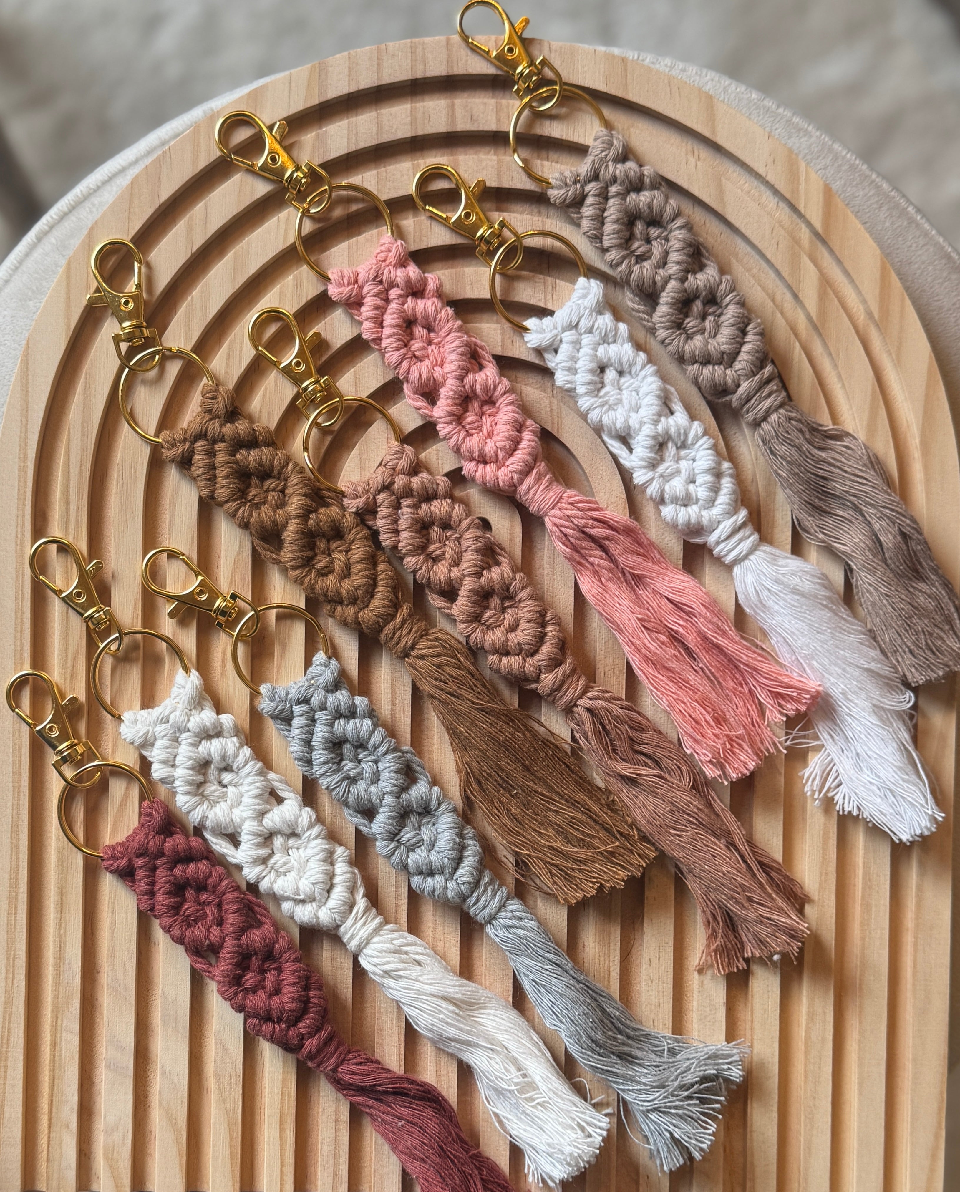 Portachiavi in Macramè Artigianali