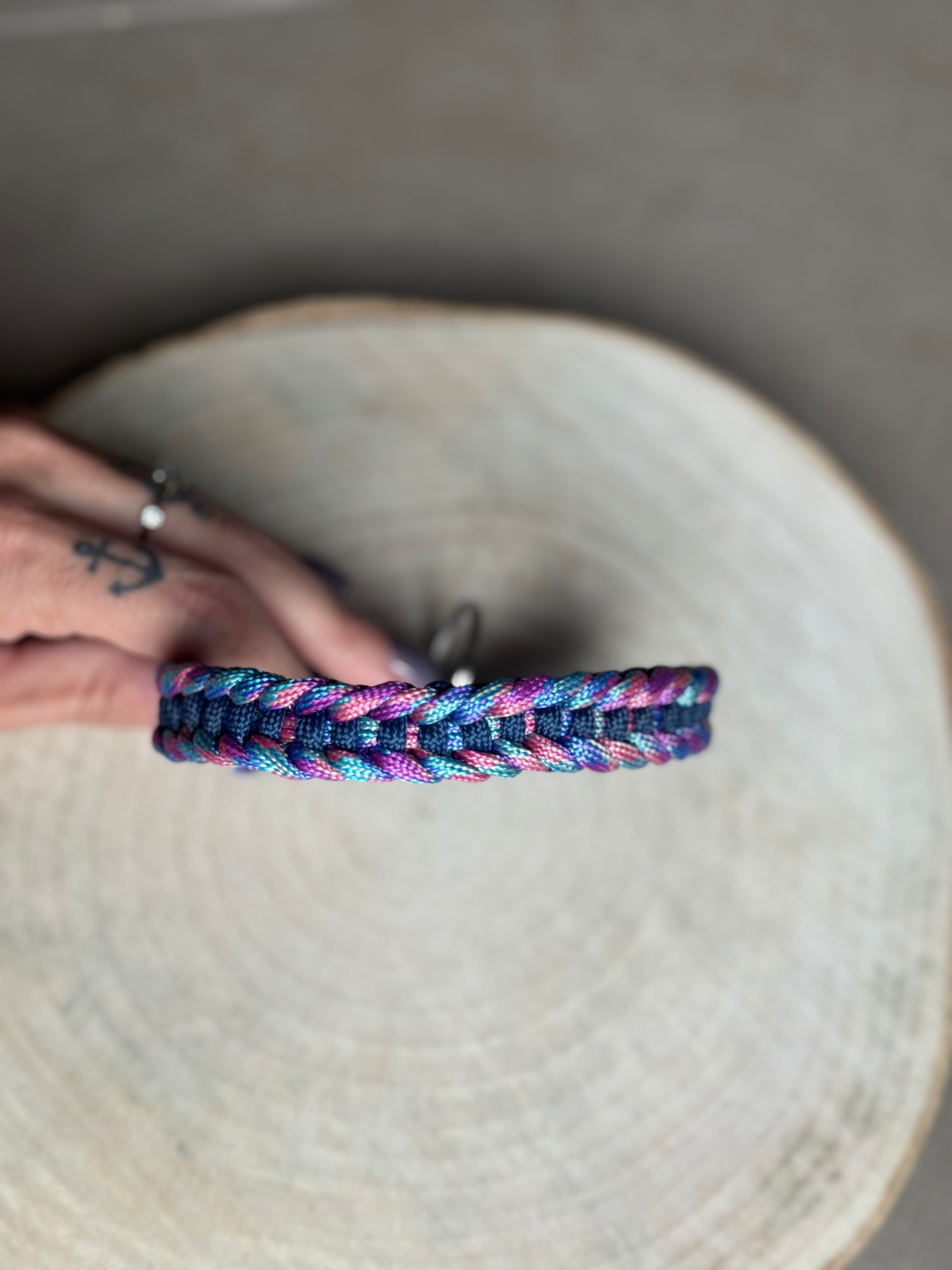 Collare in Paracord – viola (30cm)