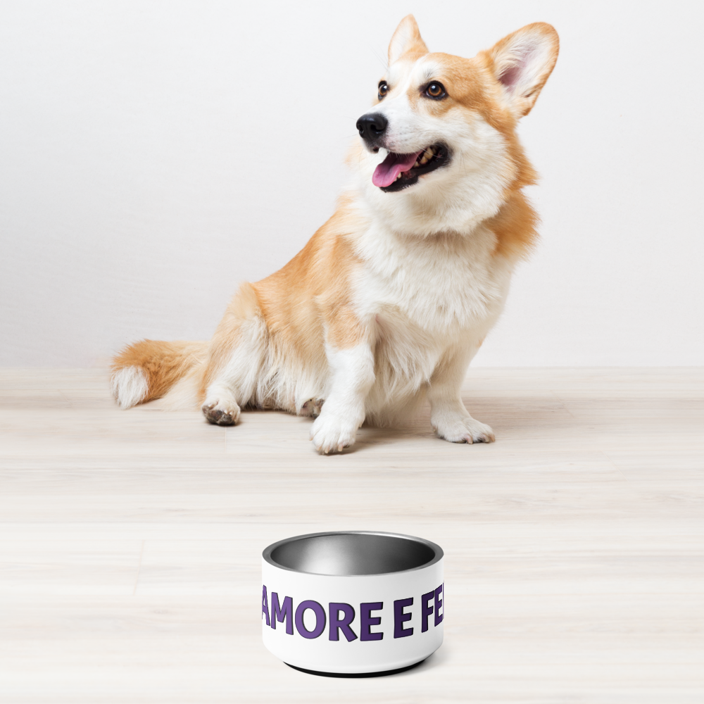 Ciotola per animali - Cibo, Amore e Felicità