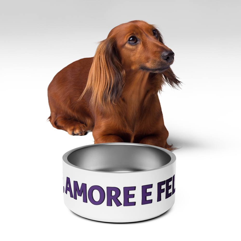 Ciotola per animali - Cibo, Amore e Felicità