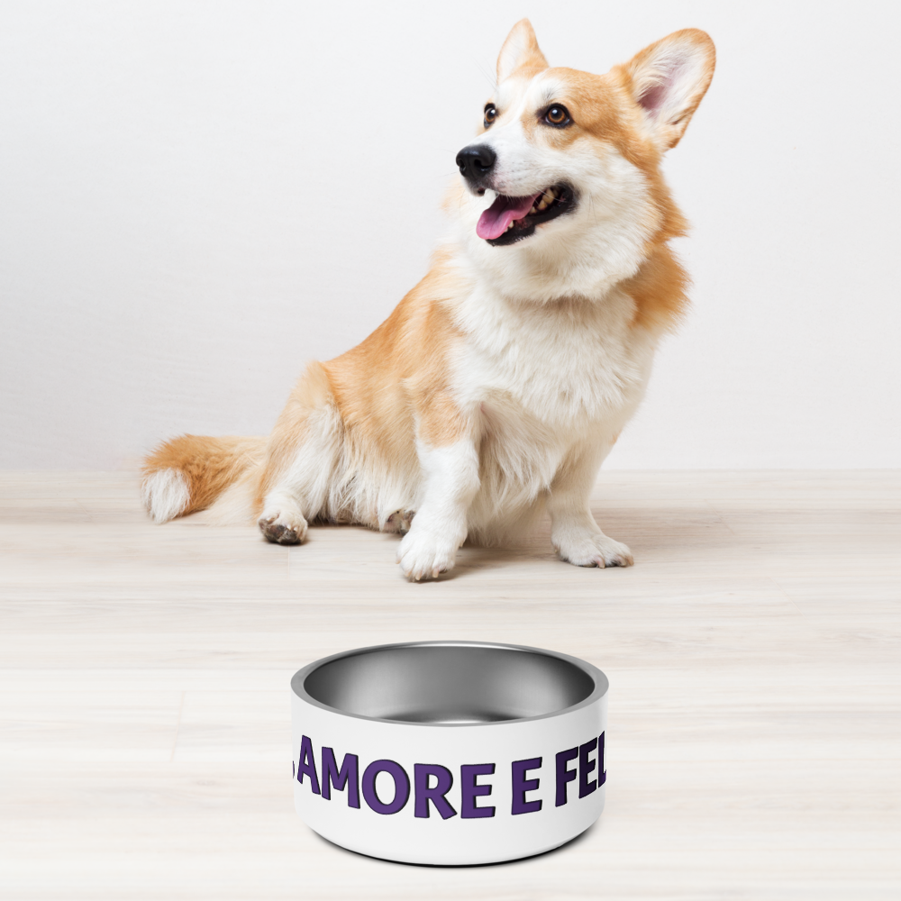Ciotola per animali - Cibo, Amore e Felicità