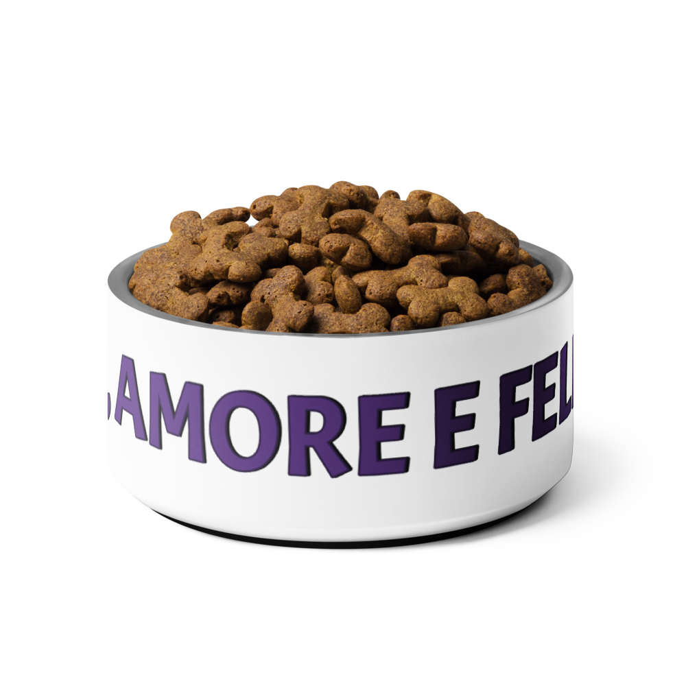 Ciotola per animali - Cibo, Amore e Felicità