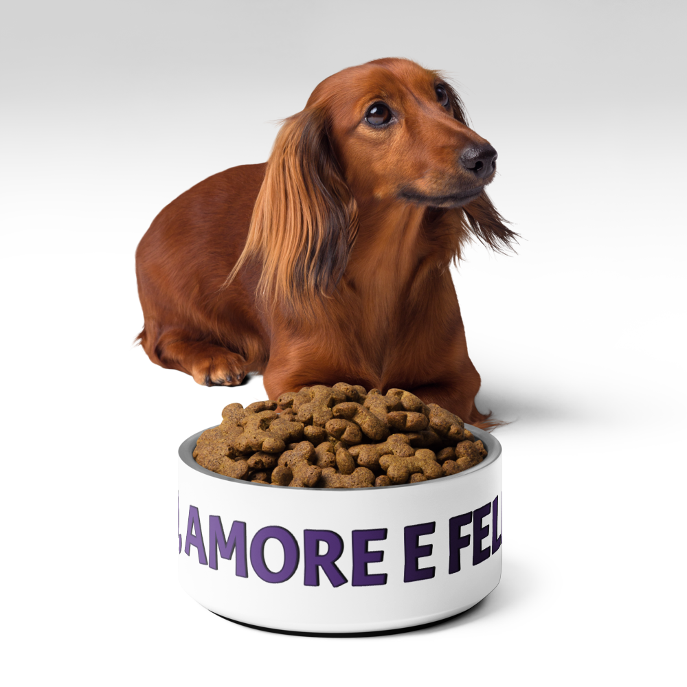 Ciotola per animali - Cibo, Amore e Felicità