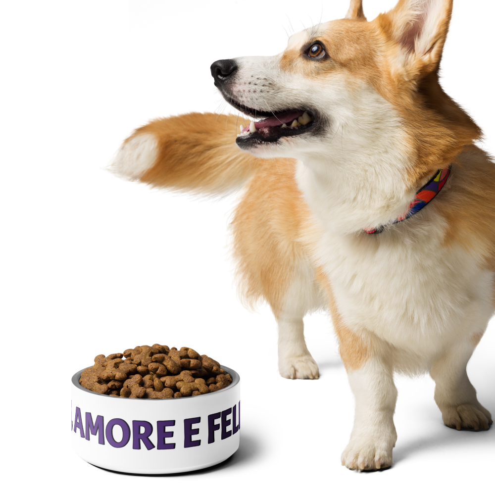 Ciotola per animali - Cibo, Amore e Felicità