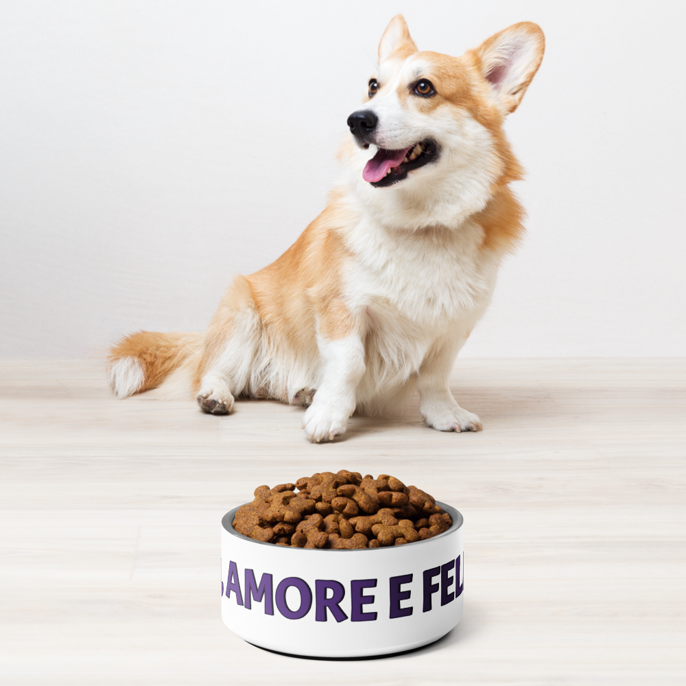 Ciotola per animali - Cibo, Amore e Felicità