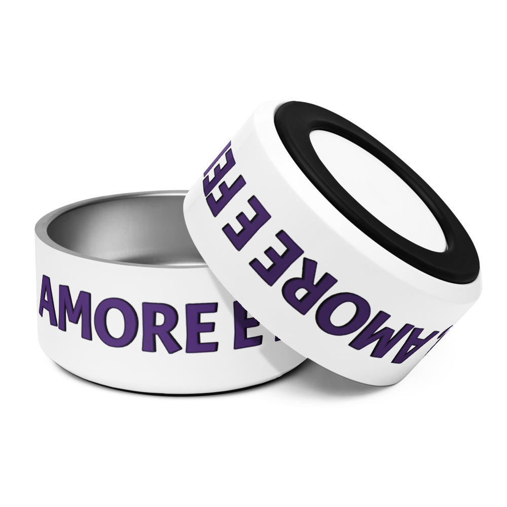 Ciotola per animali - Cibo, Amore e Felicità