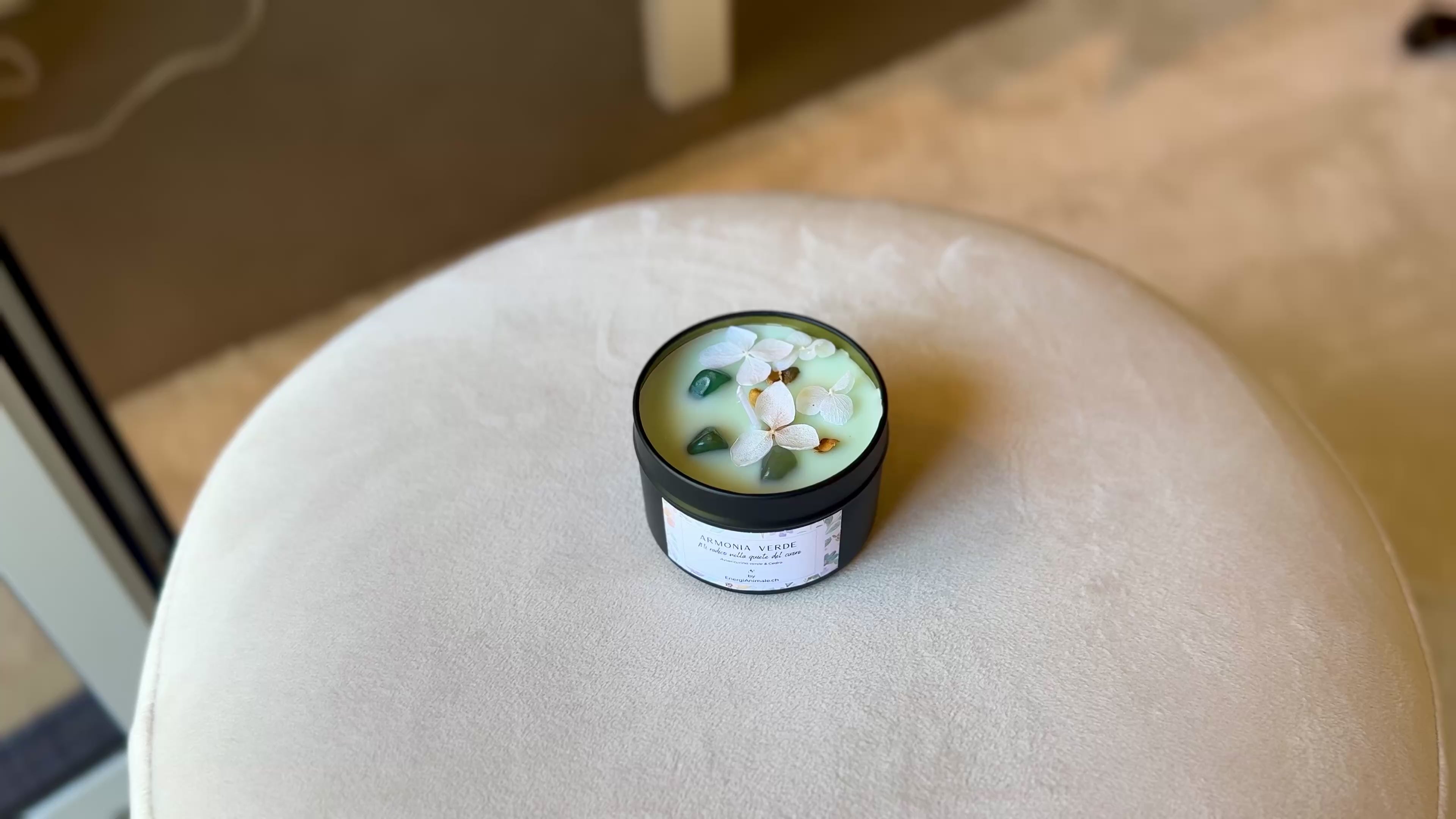 Candele Energetiche con Cristalli & Profumi Naturali