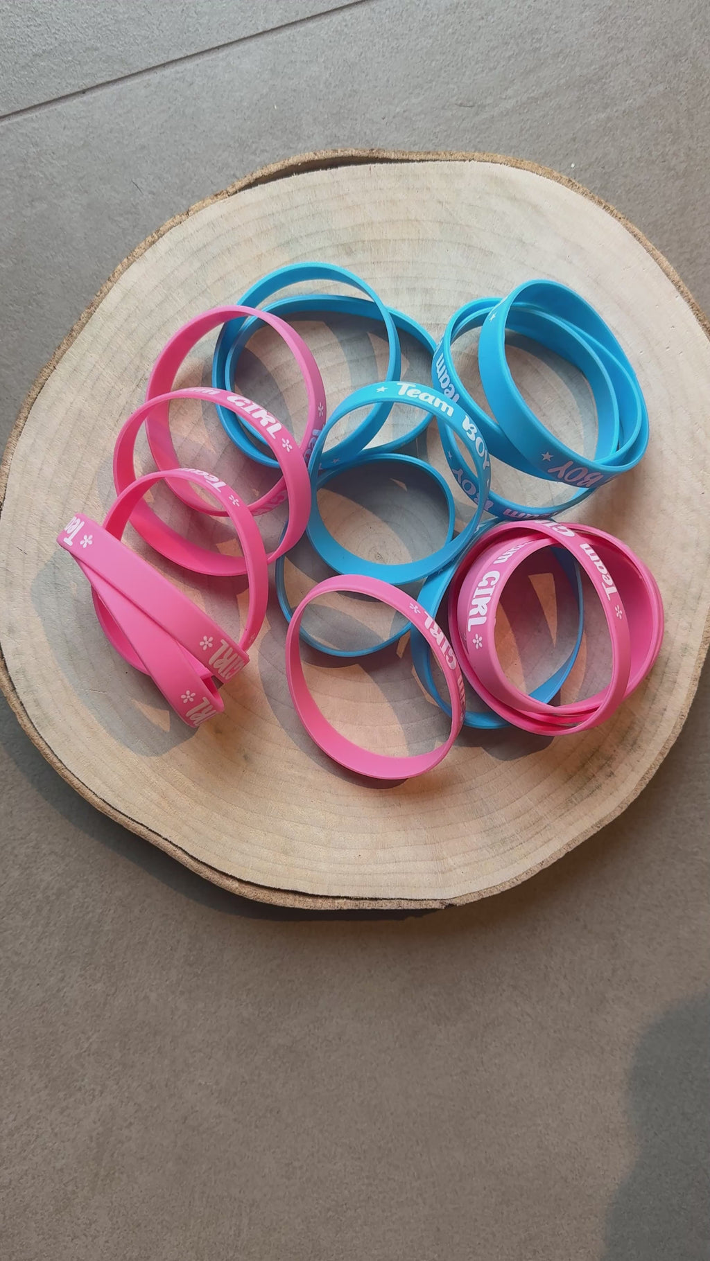 Braccialetti “Team Boy” e “Team Girl” – Gender Reveal Party