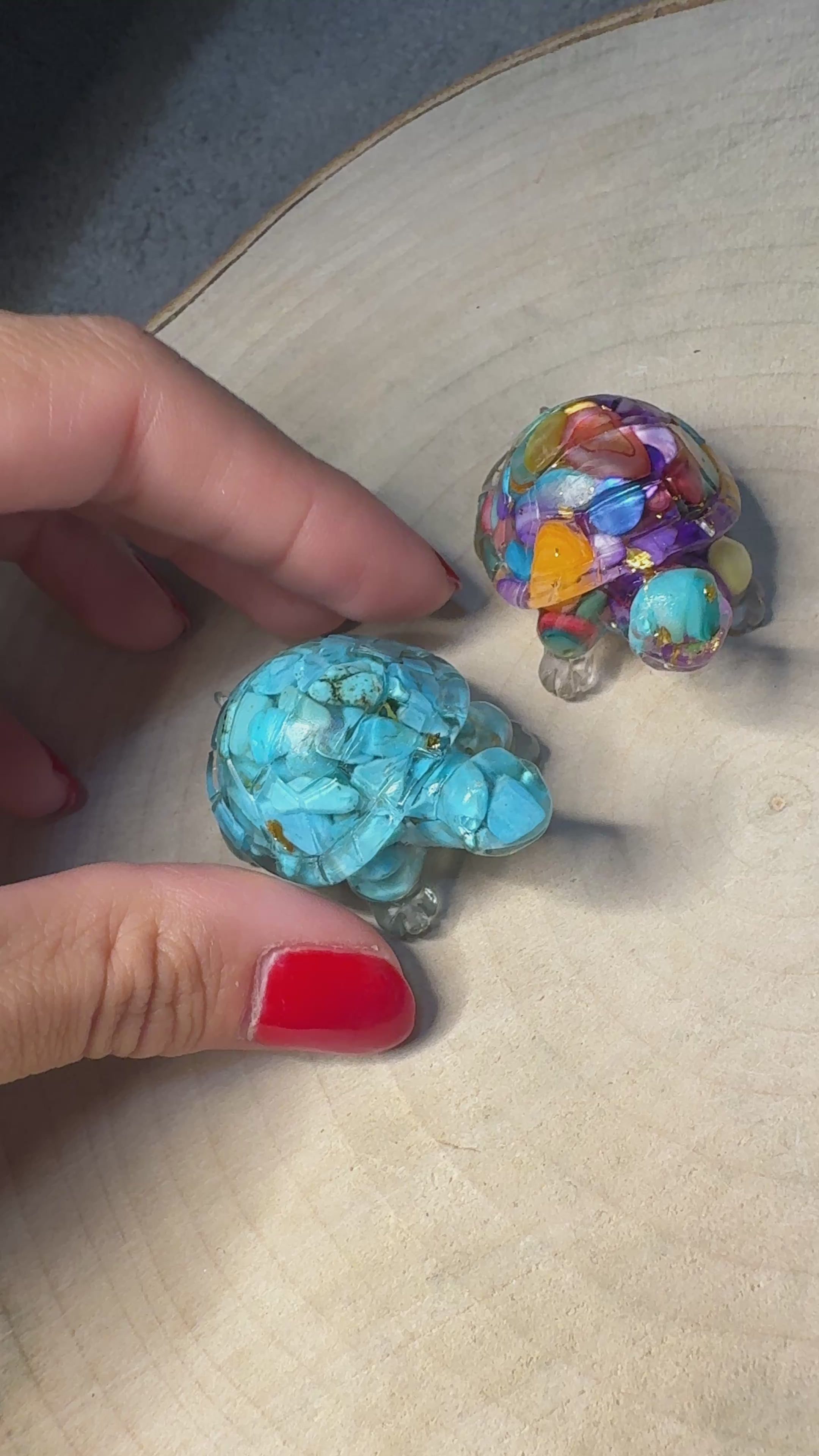 Tartarughe con Cristalli