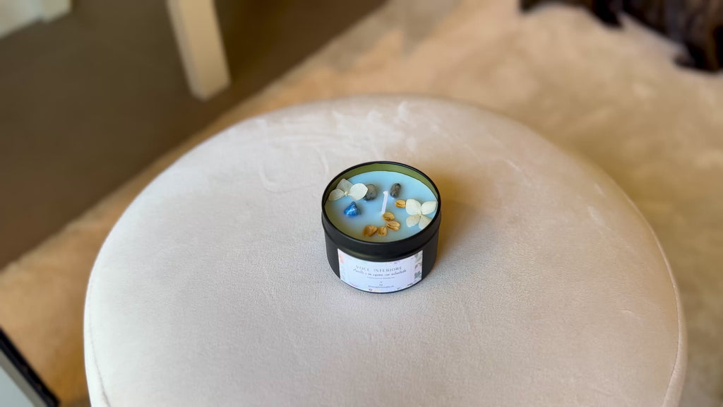 Candele Energetiche con Cristalli & Profumi Naturali