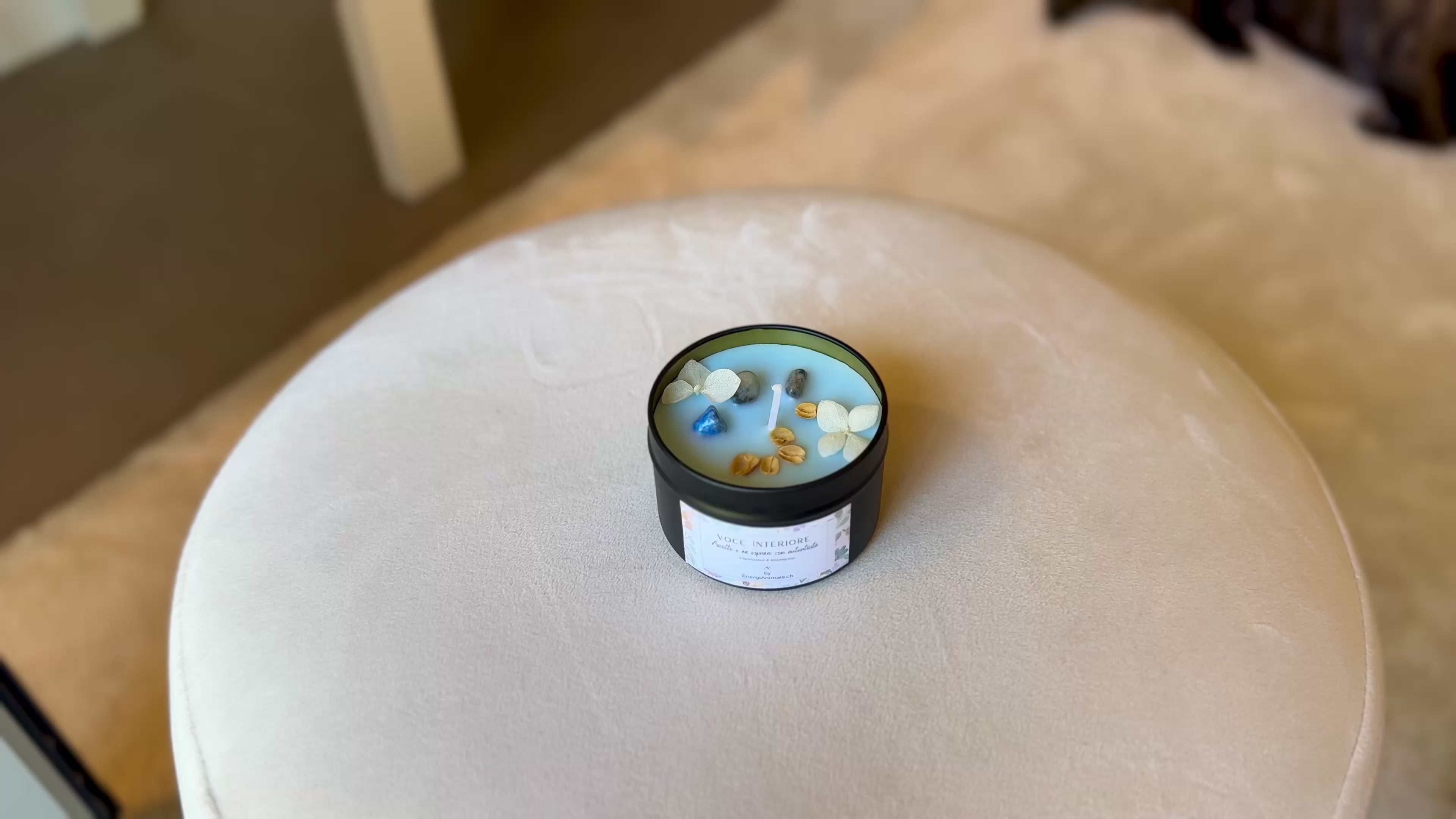 Candele Energetiche con Cristalli & Profumi Naturali