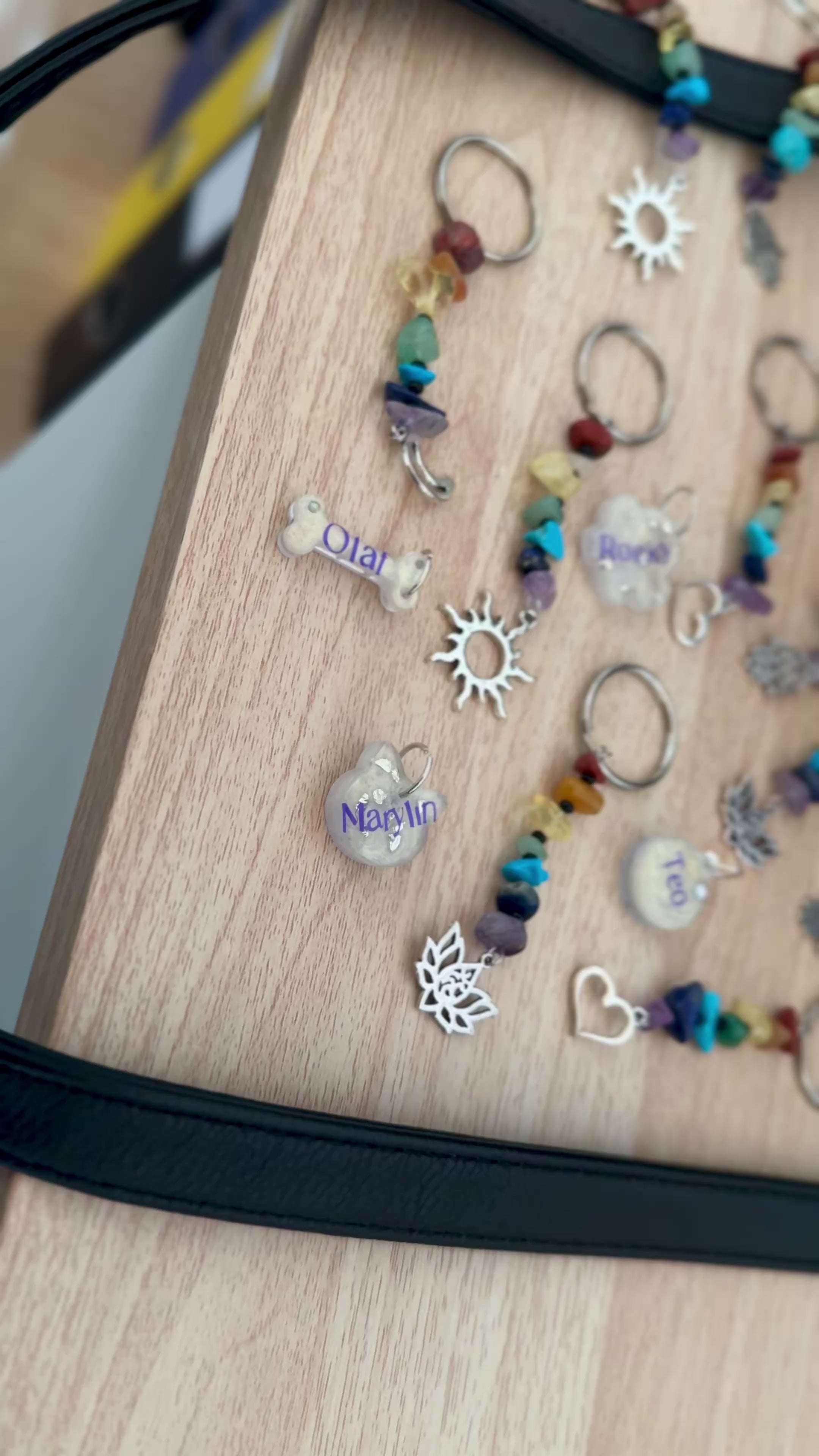 Portachiavi Chakra con Cristalli